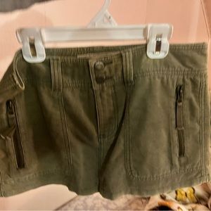 Abercrombie & Fitch Womens Micro Mini Skirt Size 2 Cotton
